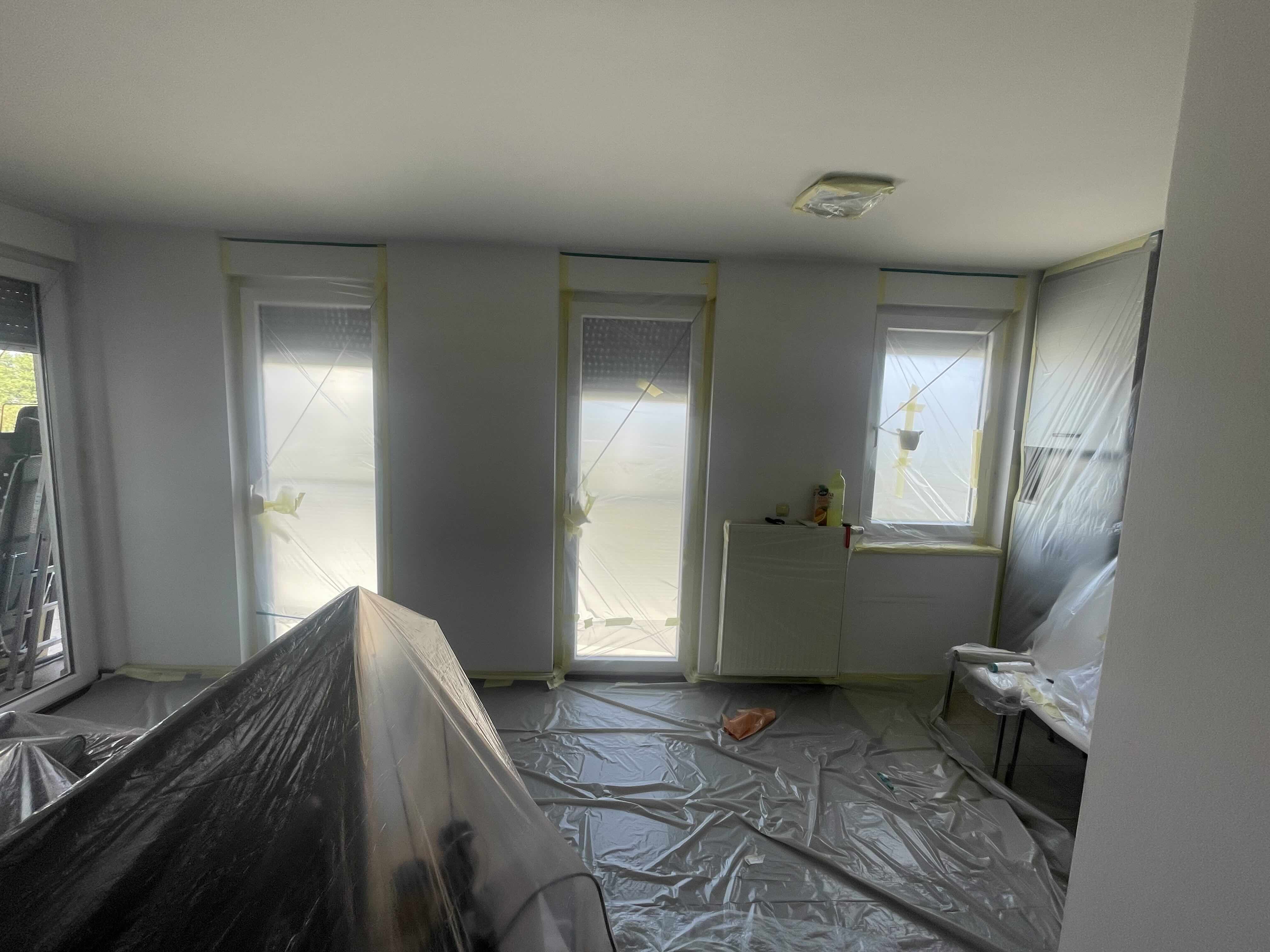 Priprema prostorije za krečenje